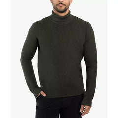 SPRING + MERCER Men's Ribbed Turtle Neck Sweater