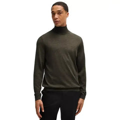 Hugo Boss Men's Slim-Fit Rollneck Merino Wool Sweater