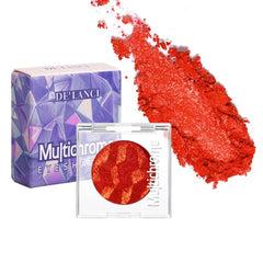 DE'LANCI Multichrome Eyeshadow – High-Impact Chrome Pigment, Color-Shifting Formula – Metallic Glitter for Dramatic & Goth Makeup