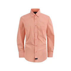 Eagle Stretch Collar Gingham Poplin Shirt