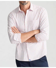 UNTUCKit Men's Slim Fit Wrinkle-Free Performance Wells Button Up Shirt