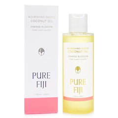 PURE FIJI Nourishing Exotic Coconut Body Oil, Natural Ingredients Deeply Moisturize and Nourish - 7.7 fl oz / 230ml