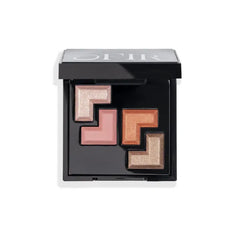 OFIR Quadratic Eyeshadow Palette | Intensely Pigmented and Non-Creasing | Matte & Shimmer Shades | Eye Shadow Palette Makeup with Mirror, Compact for Travel, 4.4g