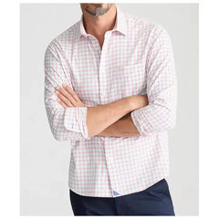 UNTUCKit Men's Regular Fit Wells Button Up Shirt