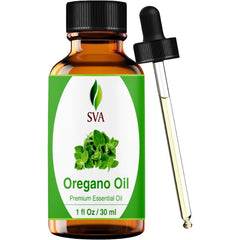 SVA ORGANICS Essential Oil 100% Natural Oil for Diffuser, Hair Care, Face, Skin Care, Aromatherapy, Scalp and Body Massage with Dropper - 1 Fl Oz