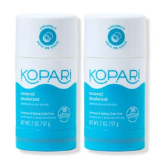 Kopari Aluminum Free Coconut Deodorant, Non Toxic & Clean Plant-Based, No Aluminum, Parabens or Baking Soda, Long Lasting Protection, 2 oz