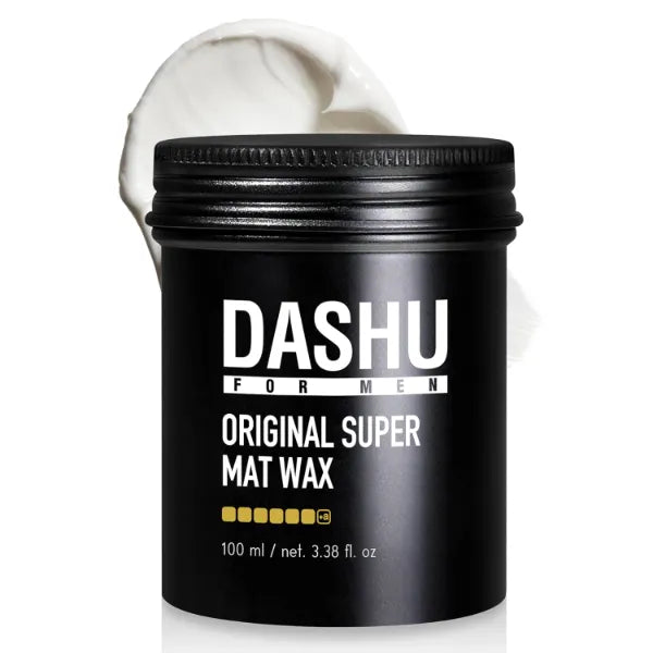 DASHU Korean Matte Hair Wax for Men – Strong Hold, No Shine, Easy Wash Styling Wax