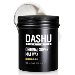 DASHU Korean Matte Hair Wax for Men – Strong Hold, No Shine, Easy Wash Styling Wax