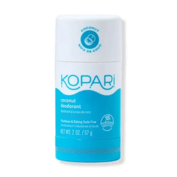 Kopari Aluminum Free Coconut Deodorant, Non Toxic & Clean Plant-Based, No Aluminum, Parabens or Baking Soda, Long Lasting Protection, 2 oz
