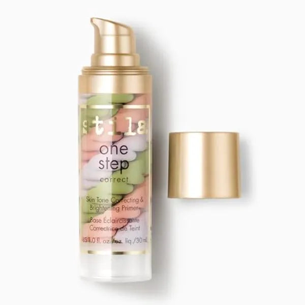 Stila One Step, Color Corrector & Brightening Primer Facial Serum to E ...