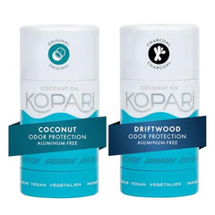Kopari Aluminum Free Coconut Deodorant, Non Toxic & Clean Plant-Based, No Aluminum, Parabens or Baking Soda, Long Lasting Protection, 2 oz
