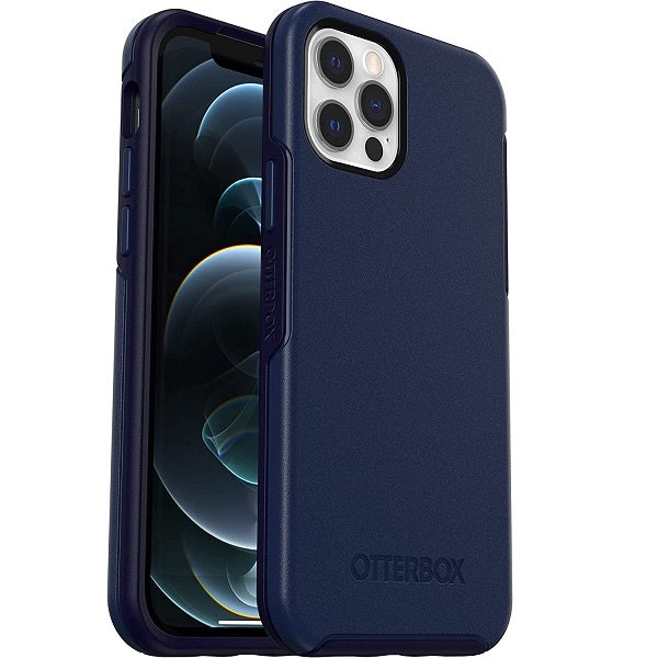 Otterbox iPhone 12/12 Pro Symmetry Series+ Case With Magsafe (77-80814) - Navy Blue