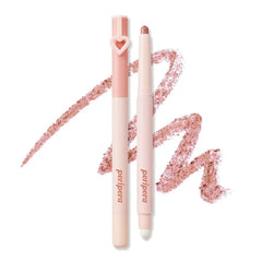 Peripera MOOD IN SHADE EYE STICK, Built-In Applicator, Smudge-Proof, Easy Application, Creamy Shimmer Texture Eye Shadow Stick