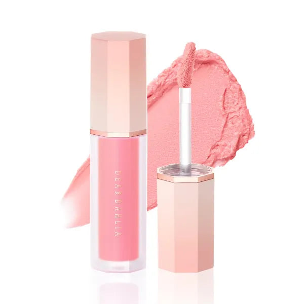 DEAR DAHLIA Petal Blur Cream Blush – Soft-Blur Vegan Cream-to-Powder Blush with Buildable Color
