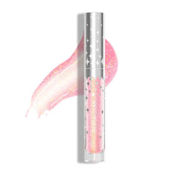 FOCALLURE Glitter Liquid Lipstick Hydrating, Moisturizing Lip Gloss for Women, Sparkly Shimmer Lip Makeup,Long Lasting,Lightweight Formula for Lip Color and Shine,Glass slippers