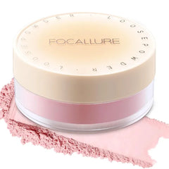 FOCALLURE Loose Setting Powder,Long Lasting Oil Control Face Powder,Lightweight Face Finishing Powder, Shimmer and Skin-Smoothing Makeup Powder