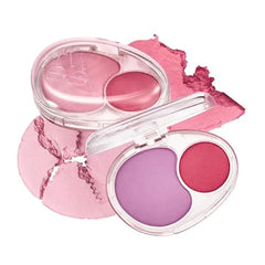 fwee Mellow Dual Blush RD02 Another Me Dual Color, Jelly Texture, 12 Colors, Longwear, Long lasting