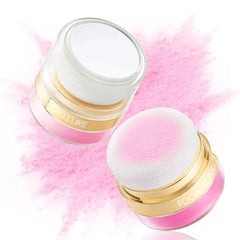 FOCALLURE Shimmer Highlighter Powder, Face & Body Highlighter Illuminator, Brightening Makeup with Powder Puff, Give your a Sparkle Glow Finish