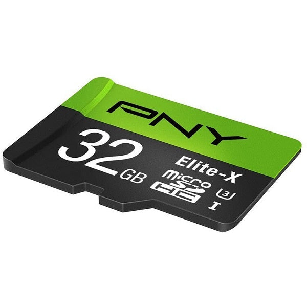 PNY Elite-X 32GB MicroSDHC Card With Adapter