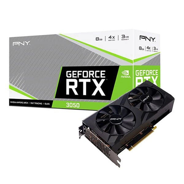 PNY GeForce RTX 3050 NVIDIA VERTO Dual Fan Edition Graphics Card 8GB