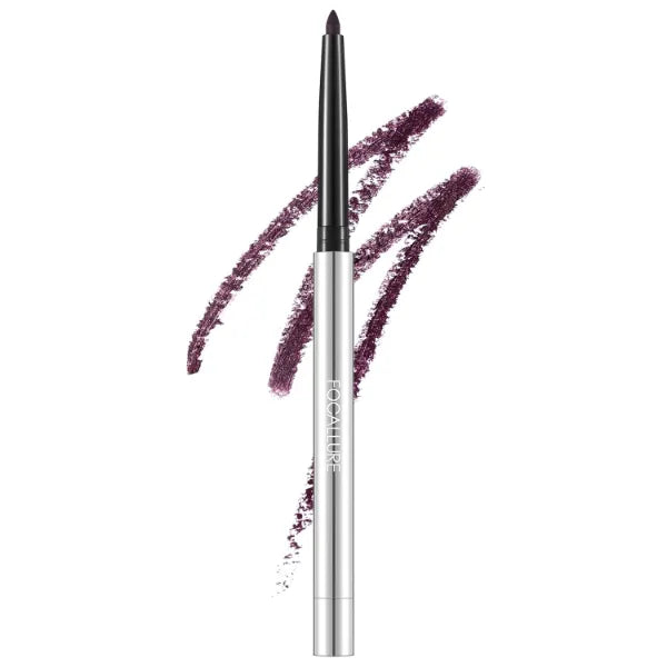 FOCALLURE Eyeliner Pencil with Built-in Sharpener,Waterproof,Smudge Proof,Gel Eye Liner Makeup Pen,Retractable,Long Lasting All Day Wear