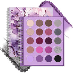 FOCALLURE BLOOMING FLOWERS SERIES Eyeshadow Palette, 20 Colors Eye Shadow Pallete, Highly Pigmented Shimmer & Matte Shades, Blendable, Long Lasting, Cosmetics Gift Kit