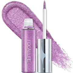 FOCALLURE Unearthing Mars Glitter Eyeliner, Waterproof Liquid Eyeliner Pencil, Smudge Resistant, Sparkling Finish, Quick Drying