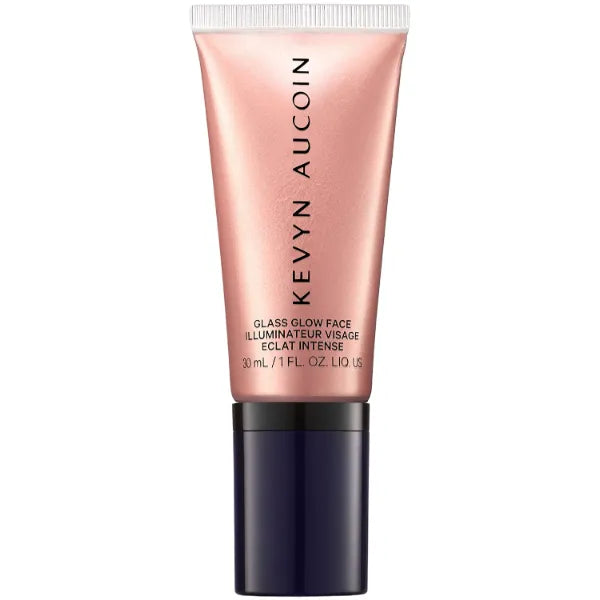 Kevyn Aucoin Glass Glow Face: Multi-purpose universal dewy highlighter for face and body, Creates glowing youthful-looking hydrated skin with a glassy complexion - 1 Fl Oz (Pack of 1)
