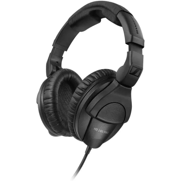 Sennheiser HD 280 Pro Headphone, Over-Ear Monitoring Headphones - Black