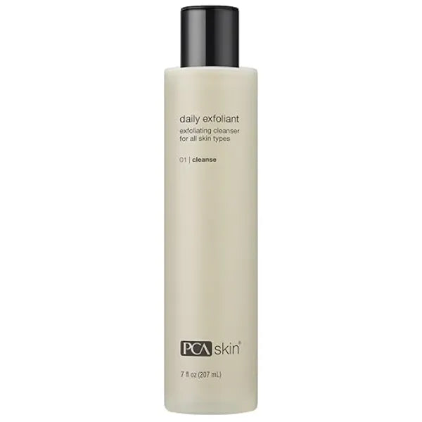 PCA SKIN Daily Face Exfoliant Cleanser, Moisturizing Face Wash, Gently Cleanses Dirt, Debris, and Other Impurities From Skin, Facial Cleanser Made with Renewable Exfoliants, 7.0 oz Bottle