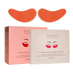 MZ SKIN Vitamin-Infused Meso Eye Mask | Hyaluronic Acid & Niacinamide Enhanced Hydrogel Treatment for Tired Eyes, Perfect For Anti-Aging, Wrinkles, Fine Lines & Dark Circles, Fragrance Free