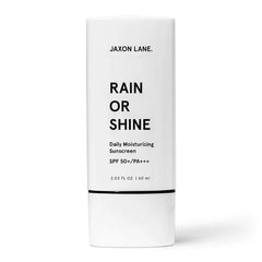 JAXON LANE Rain Or Shine Anti Aging Face Sunscreen SPF 50 for Clear Skin with Green Tea, Hyaluronic Acid, Vitamin E Oil, Ginseng Extract, Licorice Root - SPF Moisturizer for Face, Fragrance Free 2.03 Oz