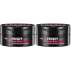 SexyHair Style Frenzy Matte Texturizing Paste, 2.5 Oz | Fullness, Texture and Definition | Helps Create Bulk | Semi-Matte