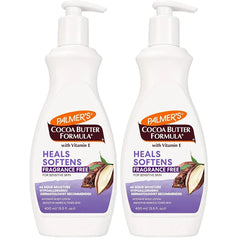 Palmer's Cocoa Butter Formula Daily Skin Therapy Fragrance Free Lotion for Dry Skin, Unscented Body Lotion, Pump Bottle, 13.5 Fl Oz