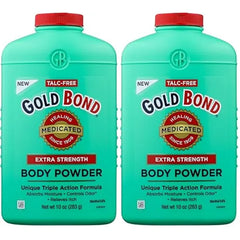 Gold Bond Medicated Talc-Free Extra Strength Body Powder– Cooling & Itch Relief, 10 oz