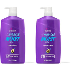 Aussie Miracle Moist with Avocado & Jojoba Oil, Paraben Free Conditioner