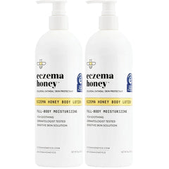 ECZEMA HONEY Oatmeal Body Lotion - Hand & Body Cream for Eczema Relief - Natural Dry Skin Repair (16 Oz)