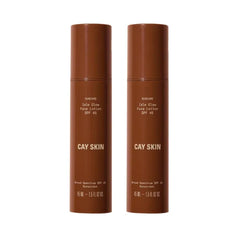 Cay Skin Isle Glow Face Moisturizer SPF 45 – Illuminating Broad Spectrum Sunscreen & Makeup Primer with Radiant Finish for All Skin Types (1.5 oz)
