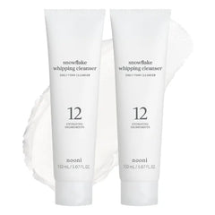 NOONI Snowflake Whipping Cleanser – Korean Glass Skin Facial Wash