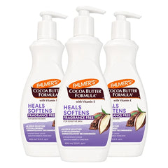 Palmer's Cocoa Butter Formula Daily Skin Therapy Fragrance Free Lotion for Dry Skin, Unscented Body Lotion, Pump Bottle, 13.5 Fl Oz