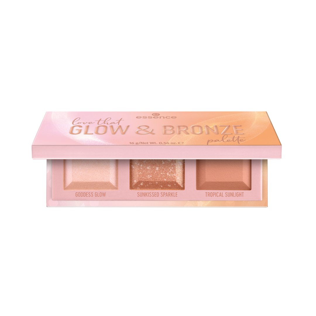 Essence Love That Glow & Bronze Contour Palette - AllurebeautypkEssence Love That Glow & Bronze Contour Palette