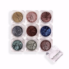 bellapierre Shimmer Powder 9 Stack | Paraben Free Eyeshadow | Vegan & Cruelty Free Eye Makeup - 9 Count