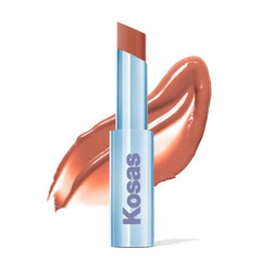 Kosas Wet Stick Moisturizing Shiny Sheer Lipstick with Ceramides, Hyaluronic acid, Peptides and Mango Butter - Soothes, Softens, and Moisturizes Lips