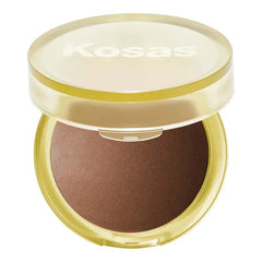 Kosas Sun Show Glowy Warmth Baked Bronzer - Contouring Powder for Cheekbones, Nose & Jawline - Enriched with Concentrated Fatty Acids - Talc-Free, Vegan & Hypoallergenic