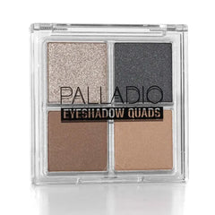 Palladio Eyeshadow Quads, Velvety Pigmented Blendable Matte, Metallic and Shimmer Finishes, Creamy Formula, Four Way Quad Eye Shadow Palette, Talc-Free