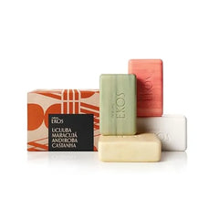 Natura Bar Soap Set Moisturizing & Nourishing Amazonian Ingredients for Soft, Smooth Skin Ucuuba, Brazil Nut, Andiroba,Bar Soap Set 4 pack