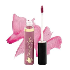 Essence Of Argan Lip Gloss with Moroccan Argan Oil to Moisturize and Plump your Lips – Lip Care to Eliminate Dryness - Cherry Rose Matte Effect 0.25oz