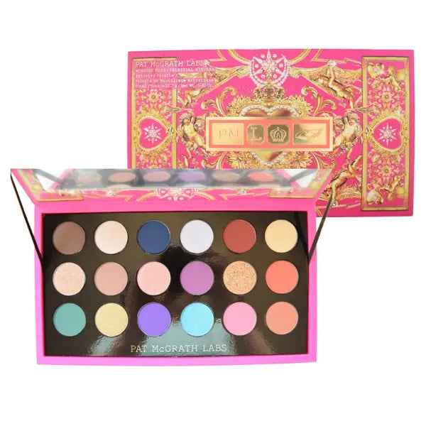 Pat McGrath Labs Mthrshp Mega Celestial Nirvana Eyeshadow Palette - 18 New Shades, 4 Textures, Blendable Mattes, Metallics, Shimmers, Limited Edition C40