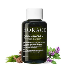 HORACE Men Beard Oil 30ml – Argan Oil Beard Conditioner – Citrus, Vanilla, Woody Scents – Beard Care for All Skin Types