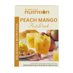 Nutmeg State Nutrition - High Protein Diet Fruit Drink - 15g Protein - Low Calorie - Low Carb - Low Sugar - Fat Free, 7 Servings Per Box